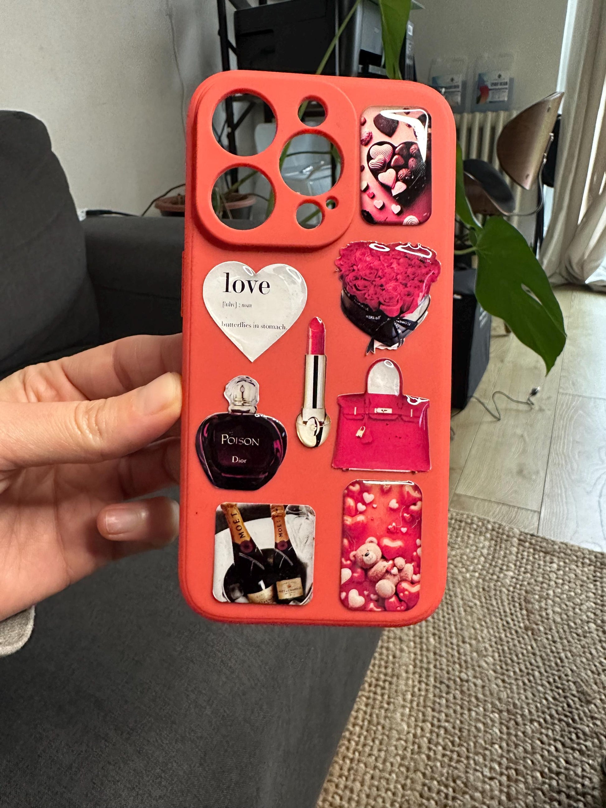 3D Valentines Sticker Sheet | resin sticker set | motivational decals | journaling planner accesories | waterproof stickers