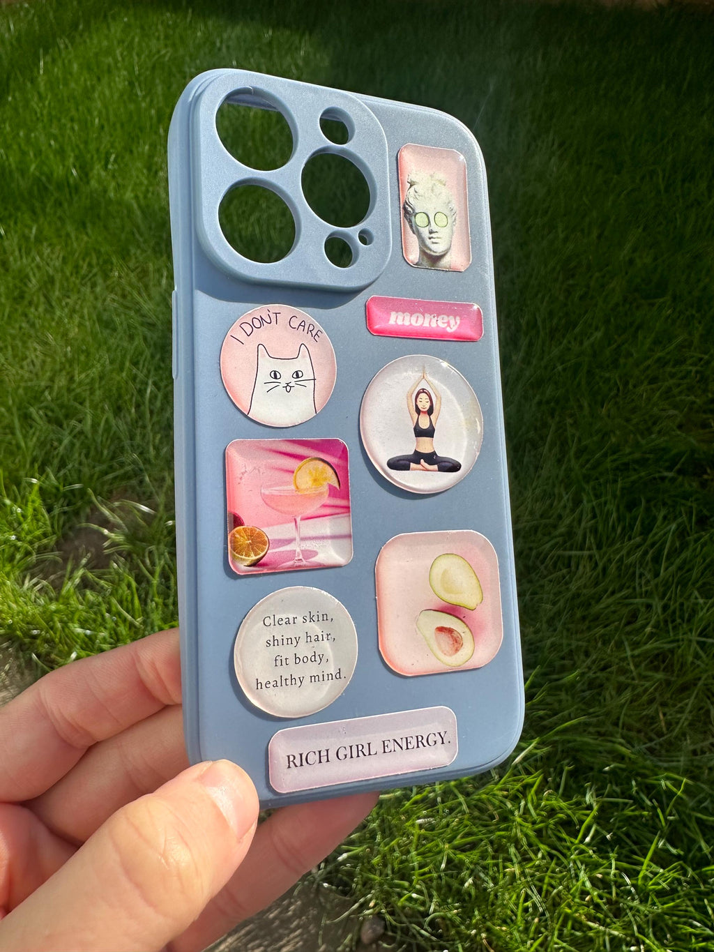3D Sticker Sheet | Glow up goals edition | resin sticker set | motivational decals | journaling planner accesories | waterproof stickers