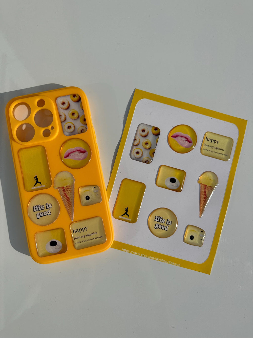 3D Sticker Sheet | Bright Beats edition | resin sticker set | motivational decals | journaling planner accesories | waterproof stickers