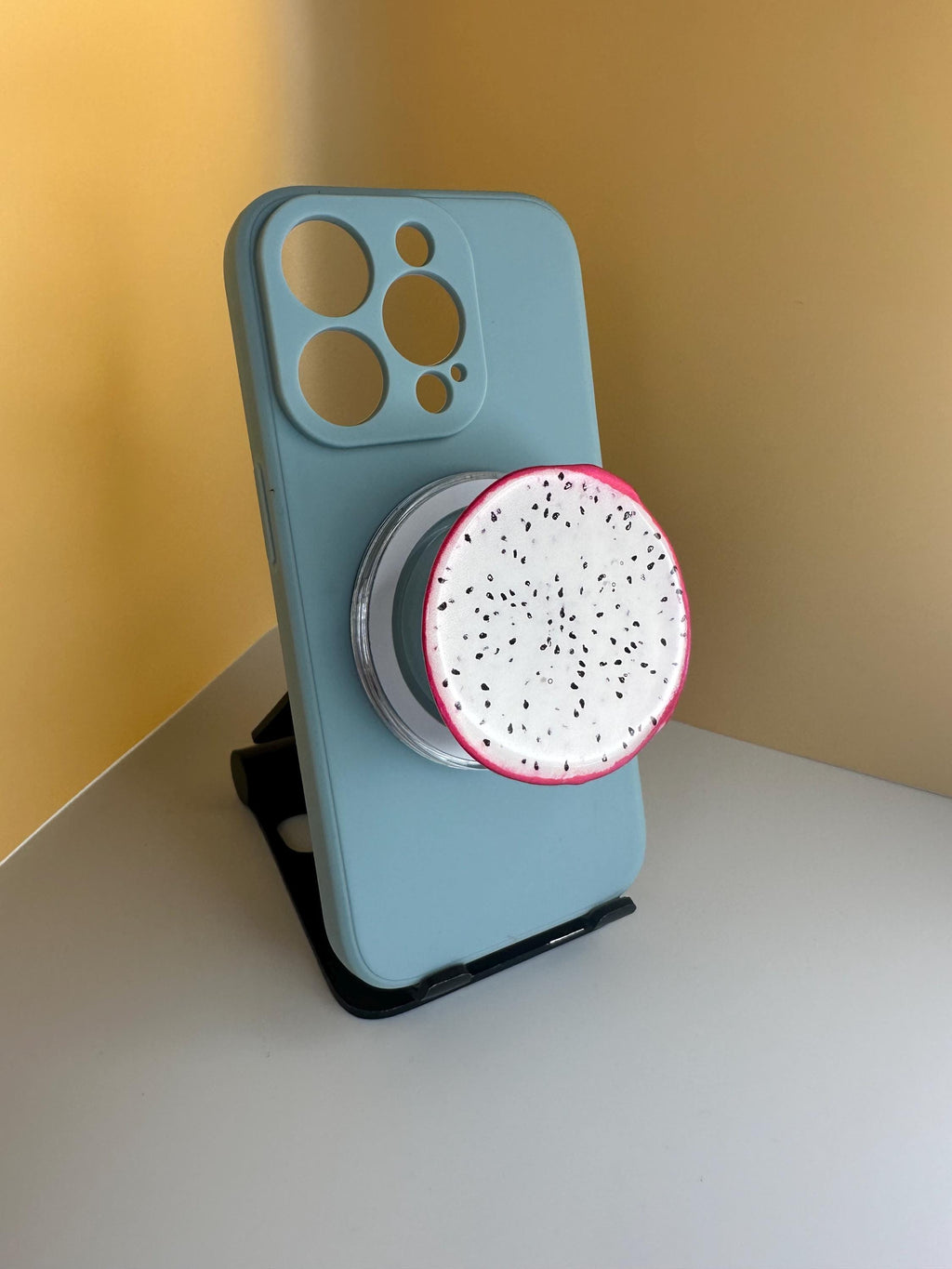 Dragon Fruit Phone Grip – Cute Aesthetic Phone Holder for iPhone & Android | Tropical Fruit Stand | Fun Phone Accessory | Gift for Fruit
