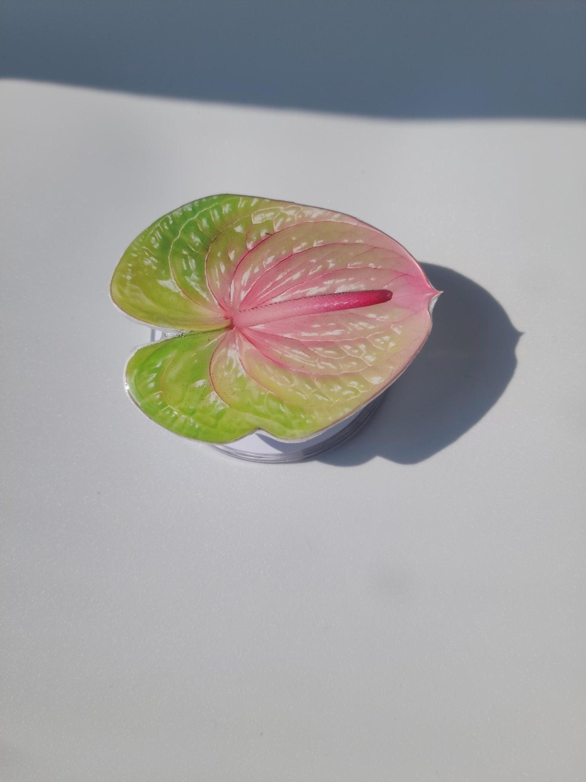 Anthurium Green MagSafe Phone Grip – Elegant Floral Phone Grip | Modern Orchid iPhone Accessory