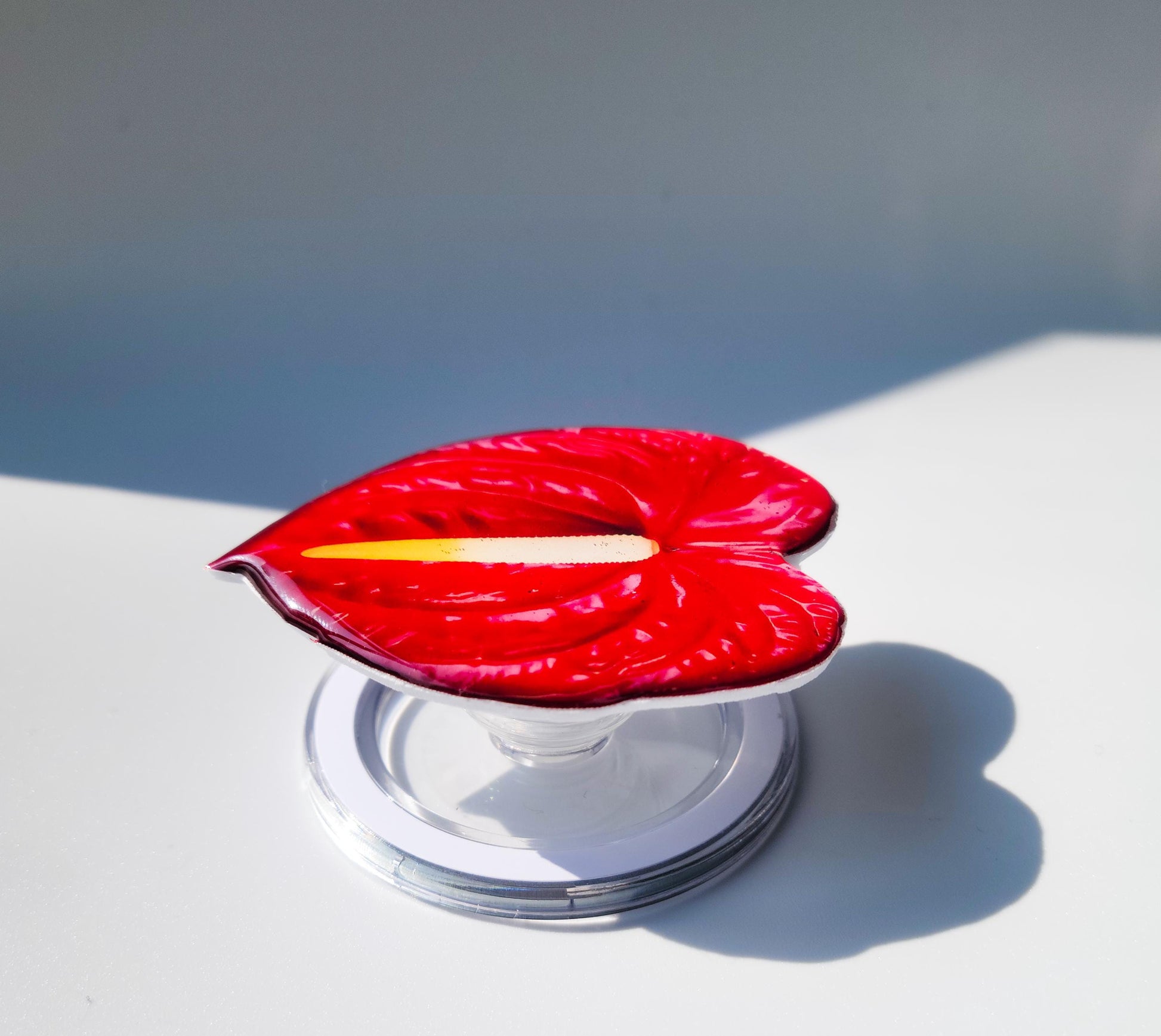 Anthurium MagSafe Phone Grip – Elegant Floral Phone Grip | Modern Orchid iPhone Accessory