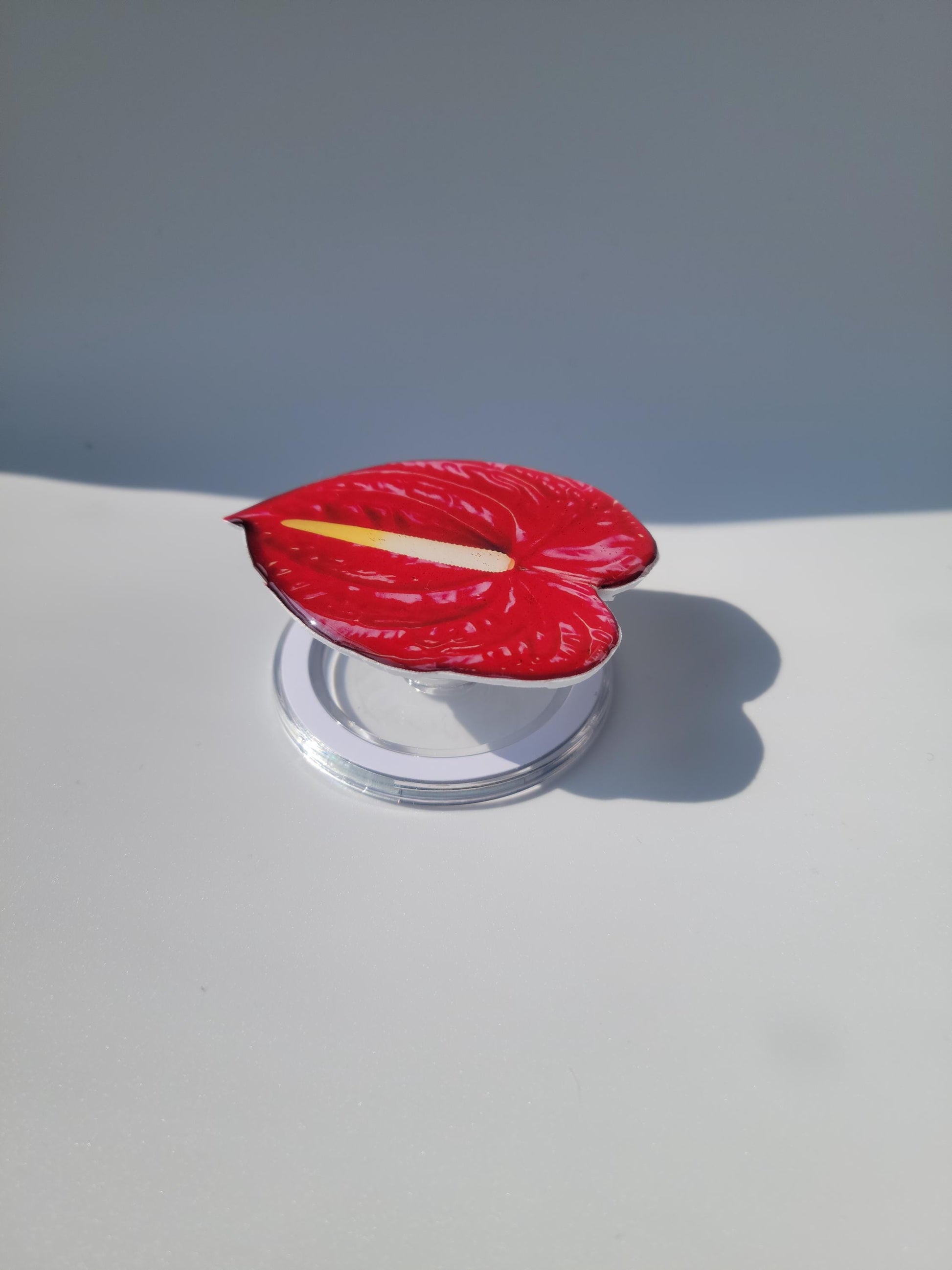 Anthurium MagSafe Phone Grip – Elegant Floral Phone Grip | Modern Orchid iPhone Accessory