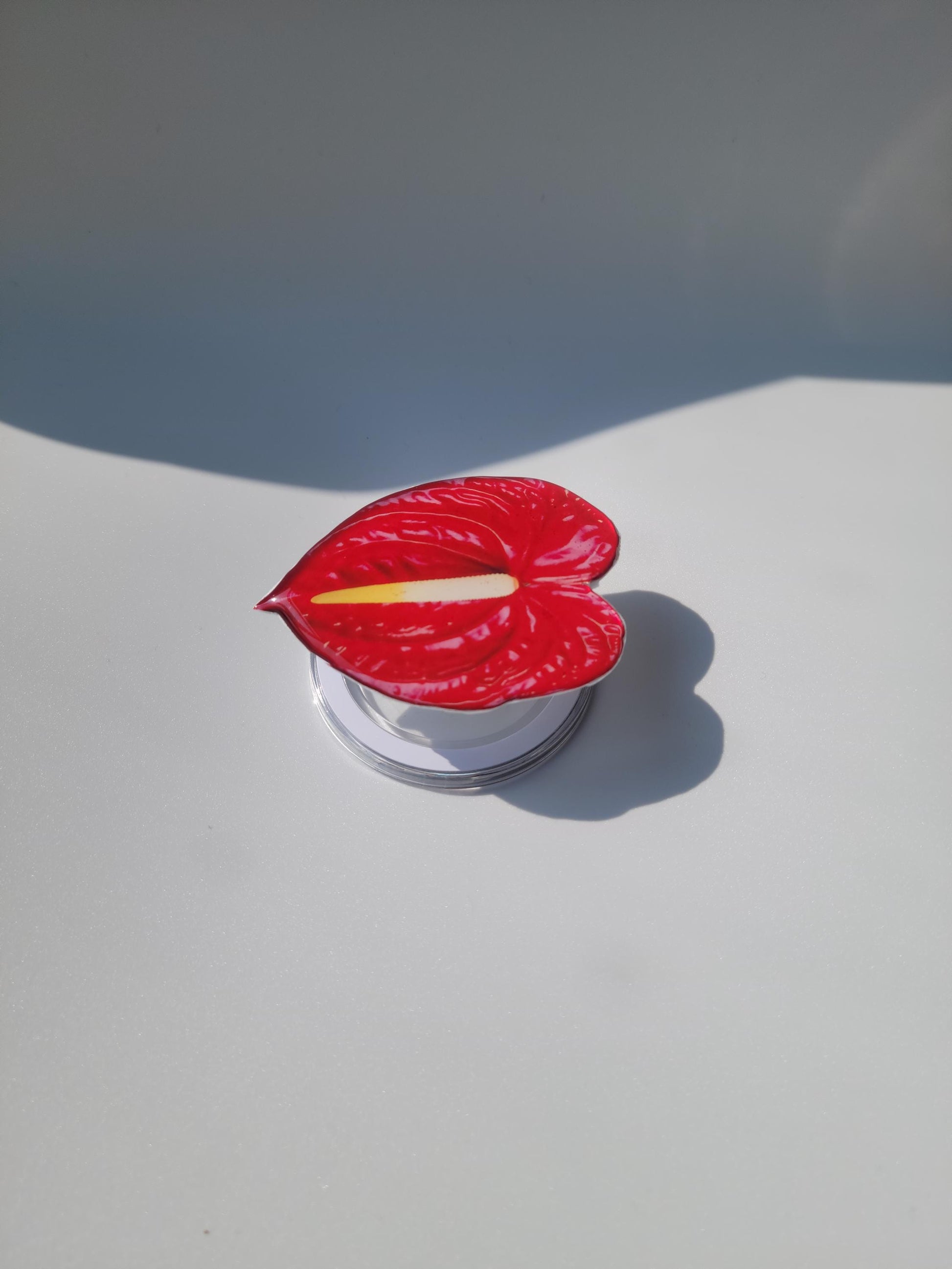 Anthurium MagSafe Phone Grip – Elegant Floral Phone Grip | Modern Orchid iPhone Accessory