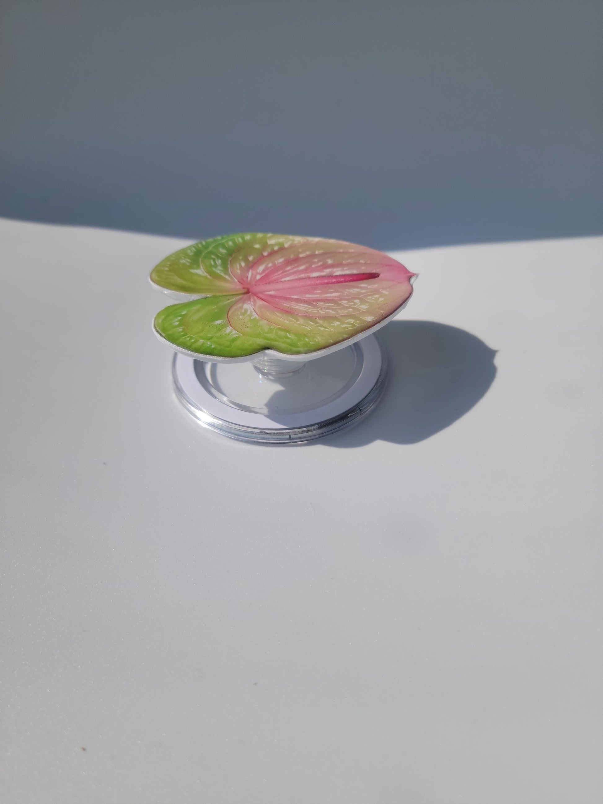 Anthurium Green MagSafe Phone Grip – Elegant Floral Phone Grip | Modern Orchid iPhone Accessory